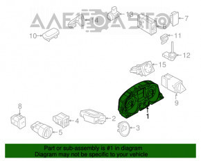 Panoul de instrumente VW CC 08-17 86k