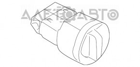 Controlul luminii VW CC 08-17 sub PTF, carcasă crăpată.