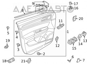 Controlul oglinzilor VW Jetta 19- fără încălzire