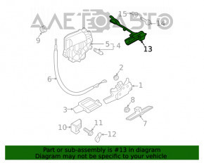 Camera de vizionare spate pentru VW Atlas 18- cu buton pentru portbagaj.