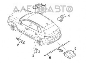 Calculatorul de control al portbagajului Audi Q5 80A 18-