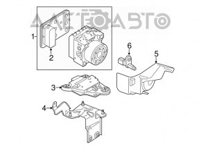 ABS АБС Audi A3 8V 15 4d