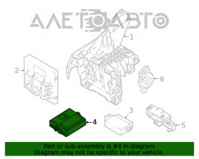 Modulul de control al gateway-ului VW Atlas 18-