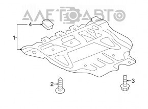 Защита двигателя VW Golf 15- новый OEM оригинал