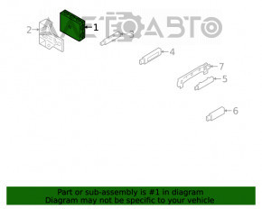 Modul Kessy fără cheie VW Atlas 18-