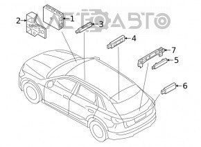 Modul Kessy fără cheie VW Atlas 18-