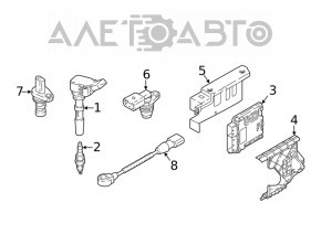 Suport ECU VW Atlas 18- 2.0T, 3.6 nou original OEM