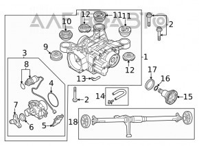 Arborele cardanic al cardanului VW Atlas 18-