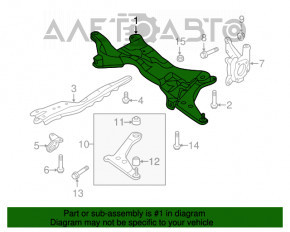 Подрамник передний Mitsubishi Outlander Sport ASX 10-