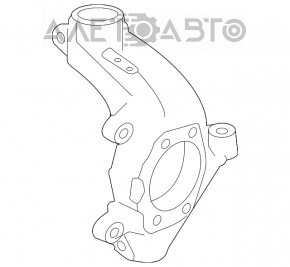 Capacul frontal dreapta Nissan Rogue 21-23 construit în SUA