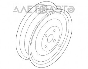 Roata de rezerva pentru Nissan Murano z52 15- R18 165/90