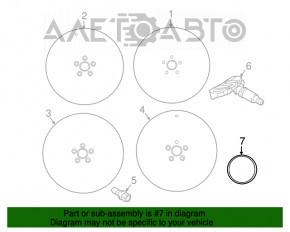 Capac central pentru jantă Infiniti QX30 17- 63/60mm