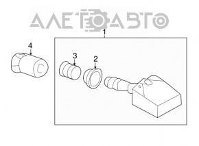 Датчик давления колеса Nissan Rogue 14-16 OEM