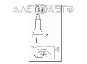 Senzor de presiune a roților Nissan Altima 19 - nou original OEM