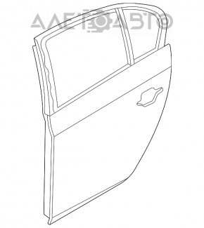 Дверь в сборе задняя левая BMW 5 F10 11-16