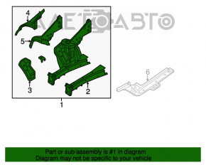 Partea din față dreapta a Mini Cooper Countryman R60 10-16, de culoare neagră.