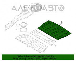 Cutia portbagajului Mini Cooper Countryman R60 10-16 negru