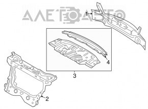 Panoul din spate al BMW 5 F10 09-17