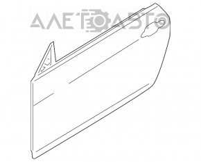 Дверь голая передняя правая BMW 335i e92 07-13