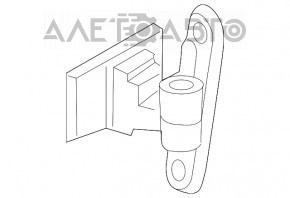 Buclele ușii din față dreapta de jos pentru BMW 5 F10 11-16.