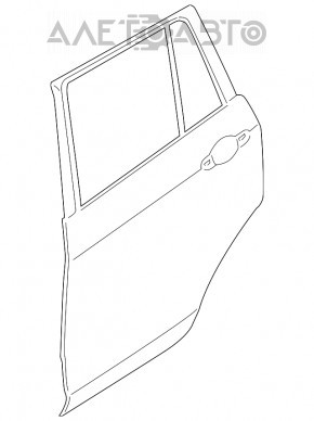 Дверь в сборе задняя левая BMW X3 F25 11-17