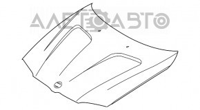 Capota goală a unui BMW X3 F25 11-17