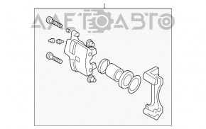 Suport dreapta față Nissan Rogue 21-23 construit în SUA