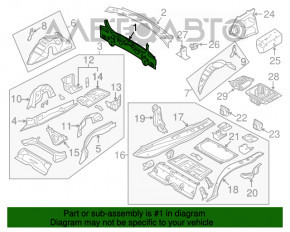 Задняя панель BMW 335i e92 07-13