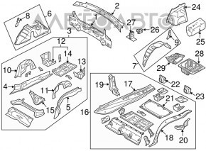 Задняя панель BMW 335i e92 07-13