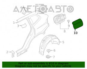 Лючок бензобака BMW X3 G01 18-