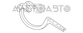 Buclea capacului portbagajului dreapta BMW 7 G11 G12 16-22 nou OEM original