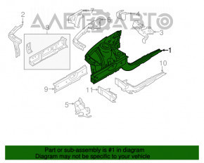 Partea din față stânga BMW 3 F30 16-18