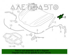 Петля капота левая BMW 7 G11 G12 16-22 новый OEM оригинал