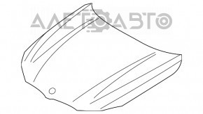 Капот голый BMW 5 G30 17-23