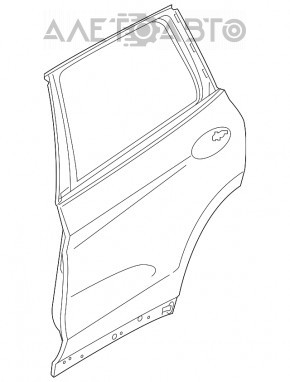 Ușă asamblată spate stânga BMW X3 G01 18-21
