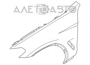 Aripa față stânga BMW X3 G01 X4 G02 18- nou aftermarket