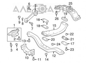 Suport motor dreapta Subaru Forester 14-18 SJ 2.0 nou original OEM