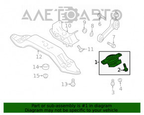 Pernele motorului drept Subaru Forester 19- SK