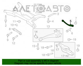 Maneta superioară din spate dreapta Mitsubishi Outlander Sport ASX 13-