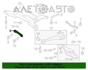 Maneta transversală spate dreapta Mitsubishi Outlander Sport ASX 13- nouă originală OEM