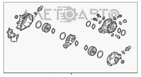 Diferențialul spate reductor pentru Acura MDX 16-20