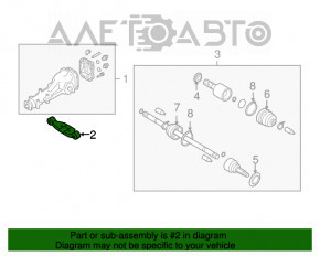 Pernele spate pentru reductorul Subaru B9 Tribeca