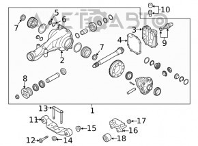 Кронштейн заднего редуктора Subaru Outback 10-14 OEM