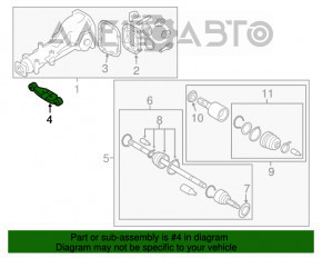 Suportul reductorului Subaru Outback 20 - față