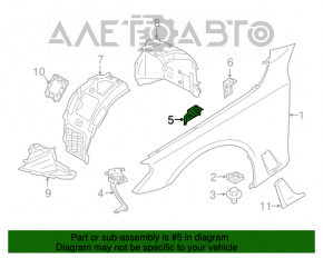 Suport aripi față stânga BMW 7 G11 G12 16-22