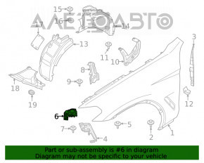 Suport far stânga pentru aripa BMW X3 G01 18-