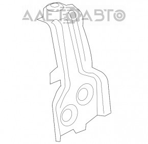 Suport aripa dreapta sus BMW X3 G01 18-central nou original