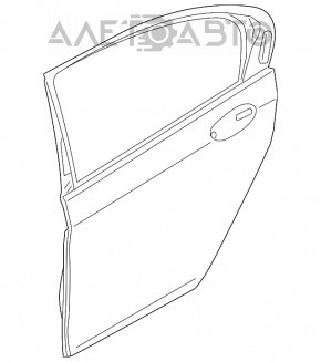 Дверь в сборе задняя левая BMW 7 G12 16-22