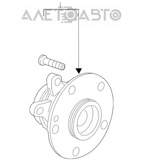 Butuc spate dreapta Honda Civic X FC 16-21 Usa construit nou original OEM