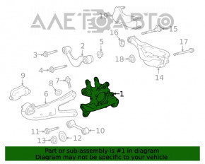 Capacul spate dreapta Toyota Highlander 20-